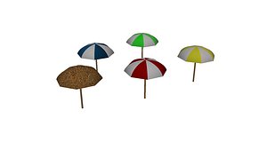 beach umbrella fbx