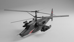 3D Helicopter Ka-50 model
