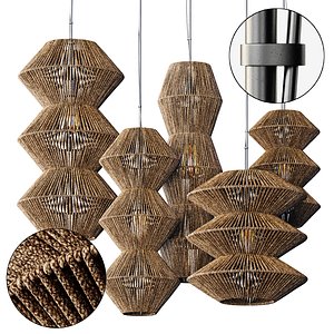 Lamp rope ZigZag n3 3D