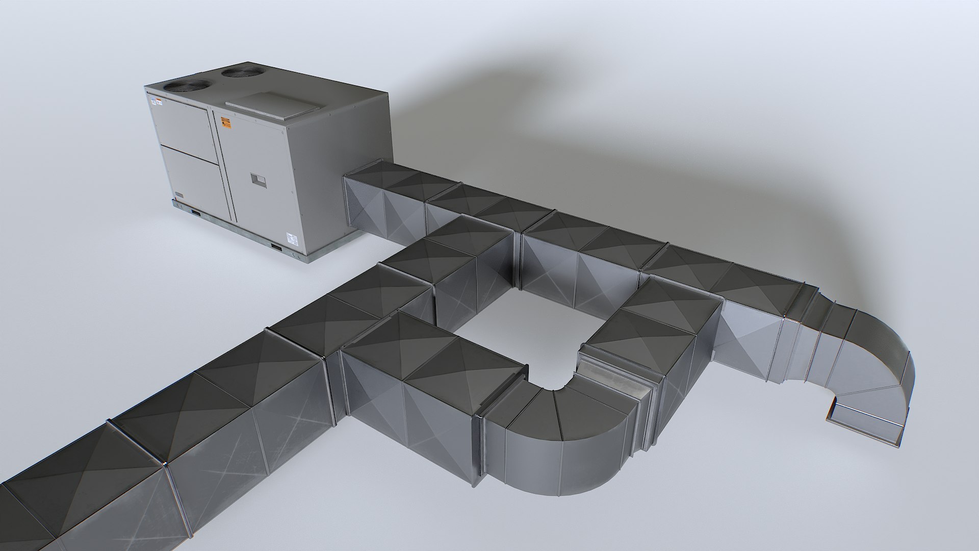 Rooftop AC Hvac Unit Model - TurboSquid 2332479