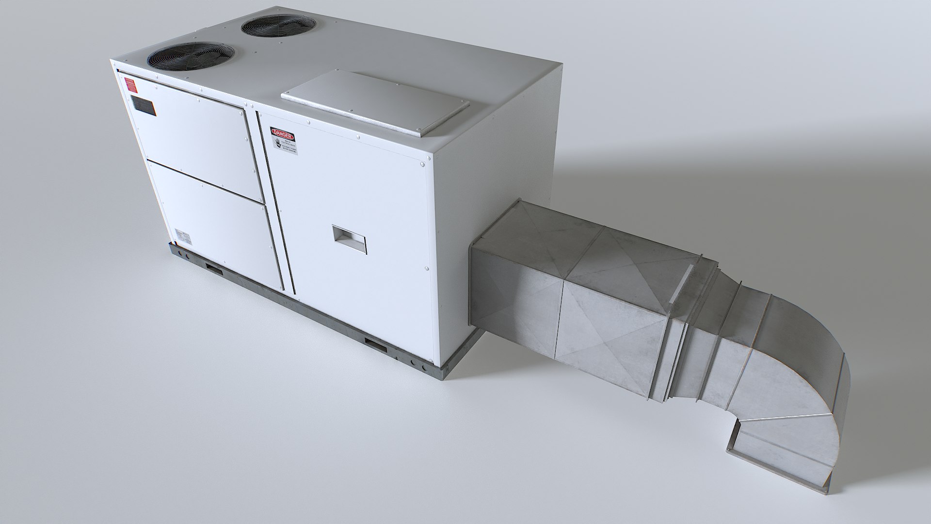 Rooftop AC Hvac Unit Model - TurboSquid 2332479