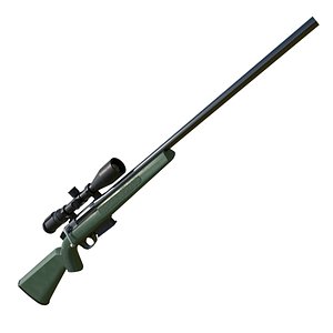 3D model Sniper Rifle