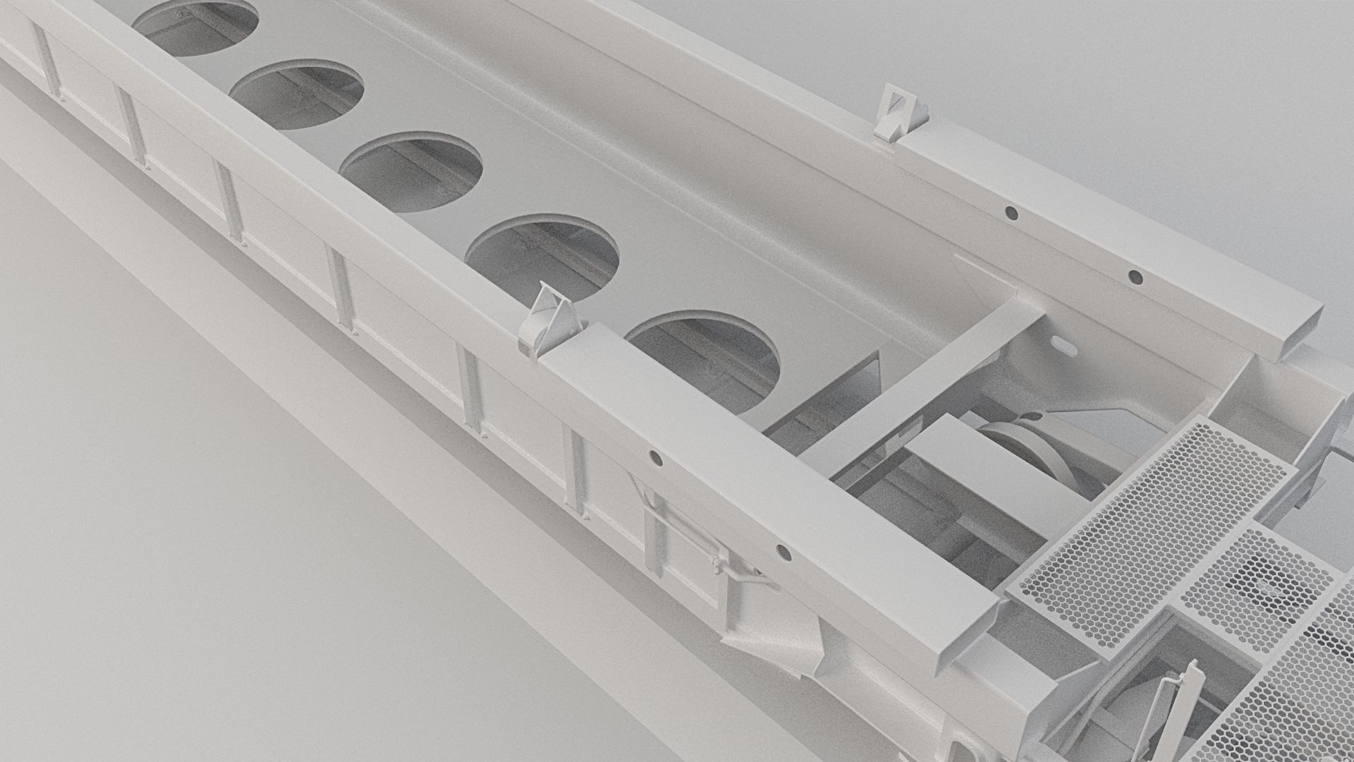 Container Train Dttx 3D - TurboSquid 1524119