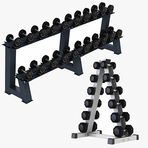 Dumbell Stand with Dumbbell Collection 1