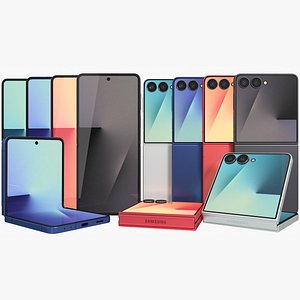 Samsung Galaxy Z Filp7 All Colors Animated