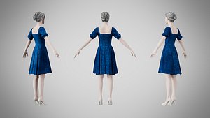 Dress 26 Sapphire Mist Velvet