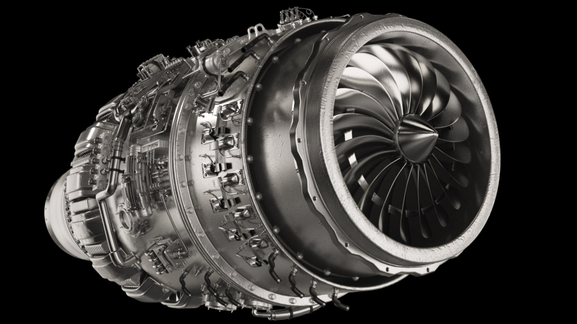 Jet Engine 3D - TurboSquid 2360335