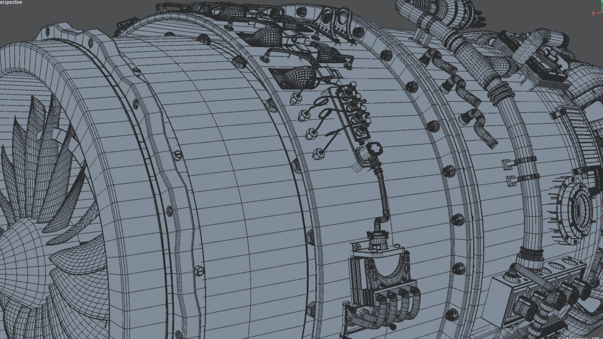 Jet Engine 3D - TurboSquid 2360335