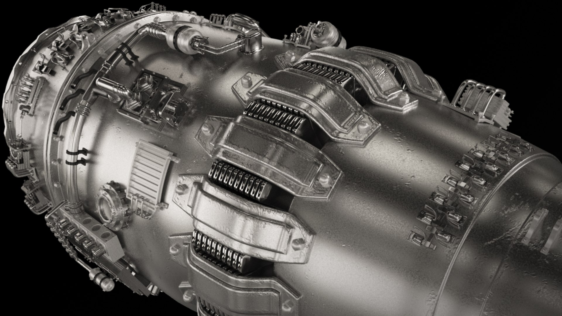 Jet Engine 3D - TurboSquid 2360335