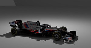 3D model 2021 Haas f1