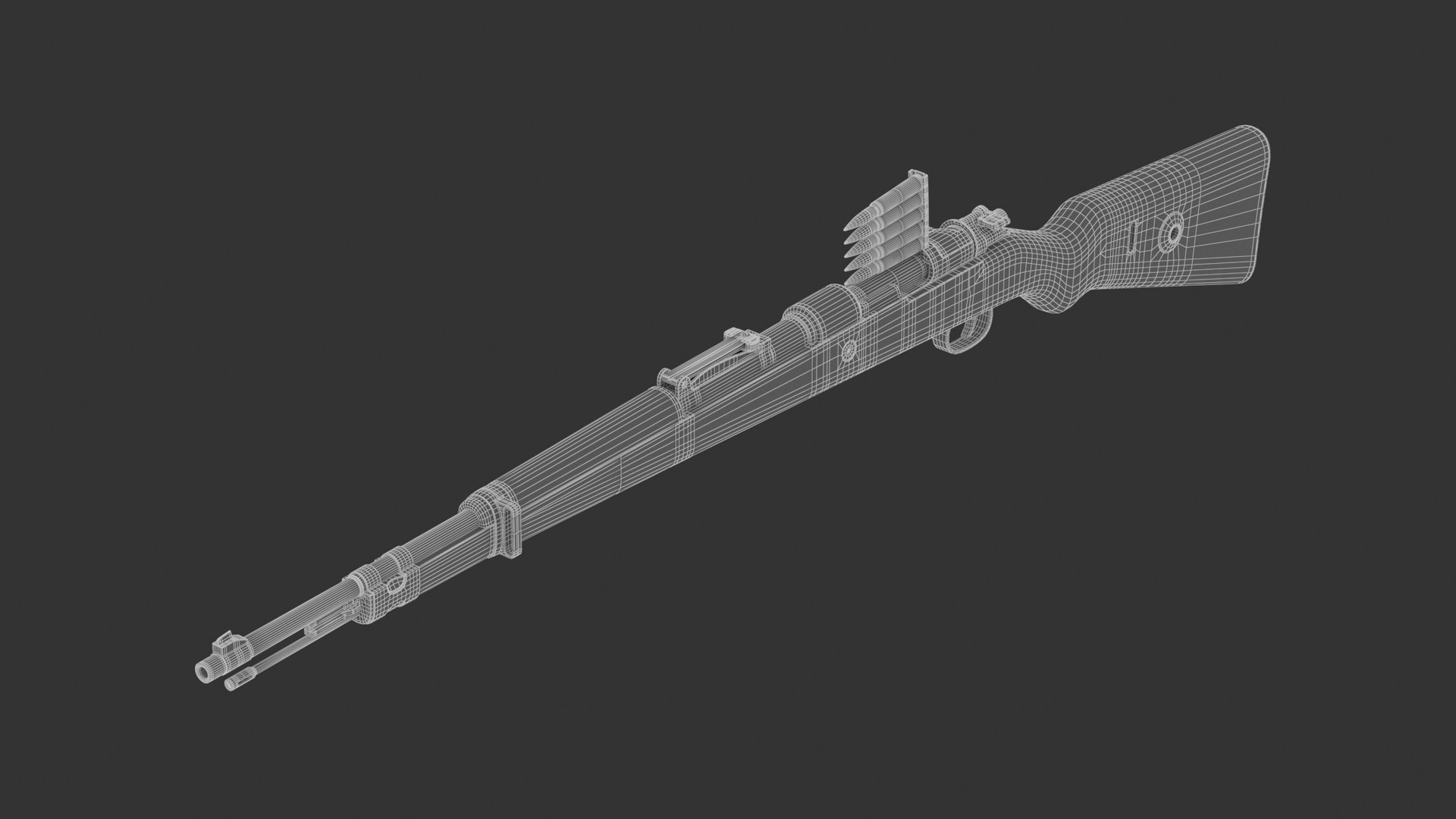 Karabiner 98k Bolt-action Rifle 3D Model - TurboSquid 2450220