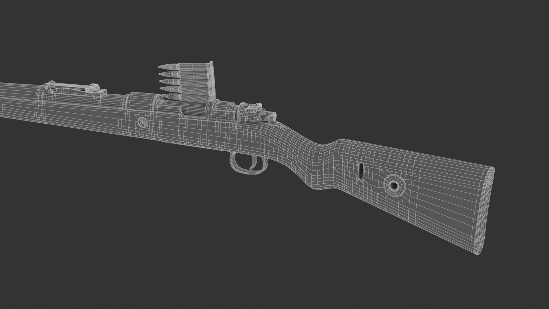 Karabiner 98k Bolt-action Rifle 3D Model - TurboSquid 2450220