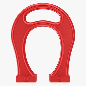 3D giant horseshoe magnet model