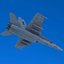 f a-18 hornet 3d model