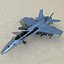 f a-18 hornet 3d model