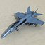 f a-18 hornet 3d model