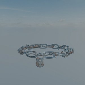 Chain Necklace pbr 3D model
