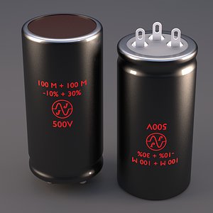 JJ Dual Can Capacitor