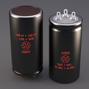 JJ Dual Can Capacitor