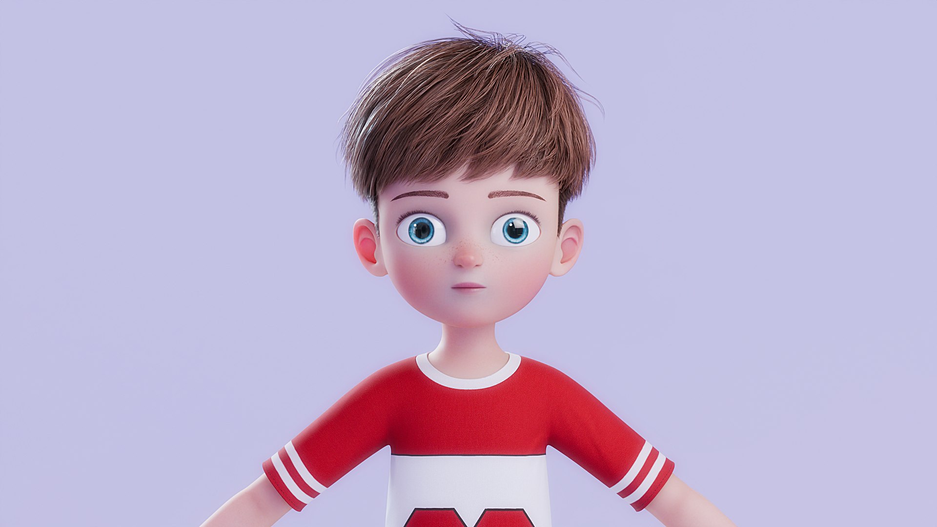 Cartoon Boy Rigged 3D - TurboSquid 2427673