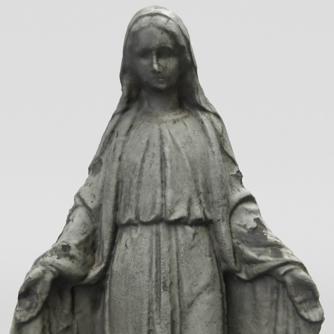 3D Statue Mary - TurboSquid 1574957