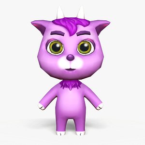 Cartoon Goat - Mobile game model