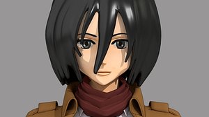 3D Mikasa Ackerman