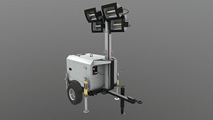 Tower Lamp 3D Model 3D model