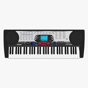 3d keyboard synth synthesizer model