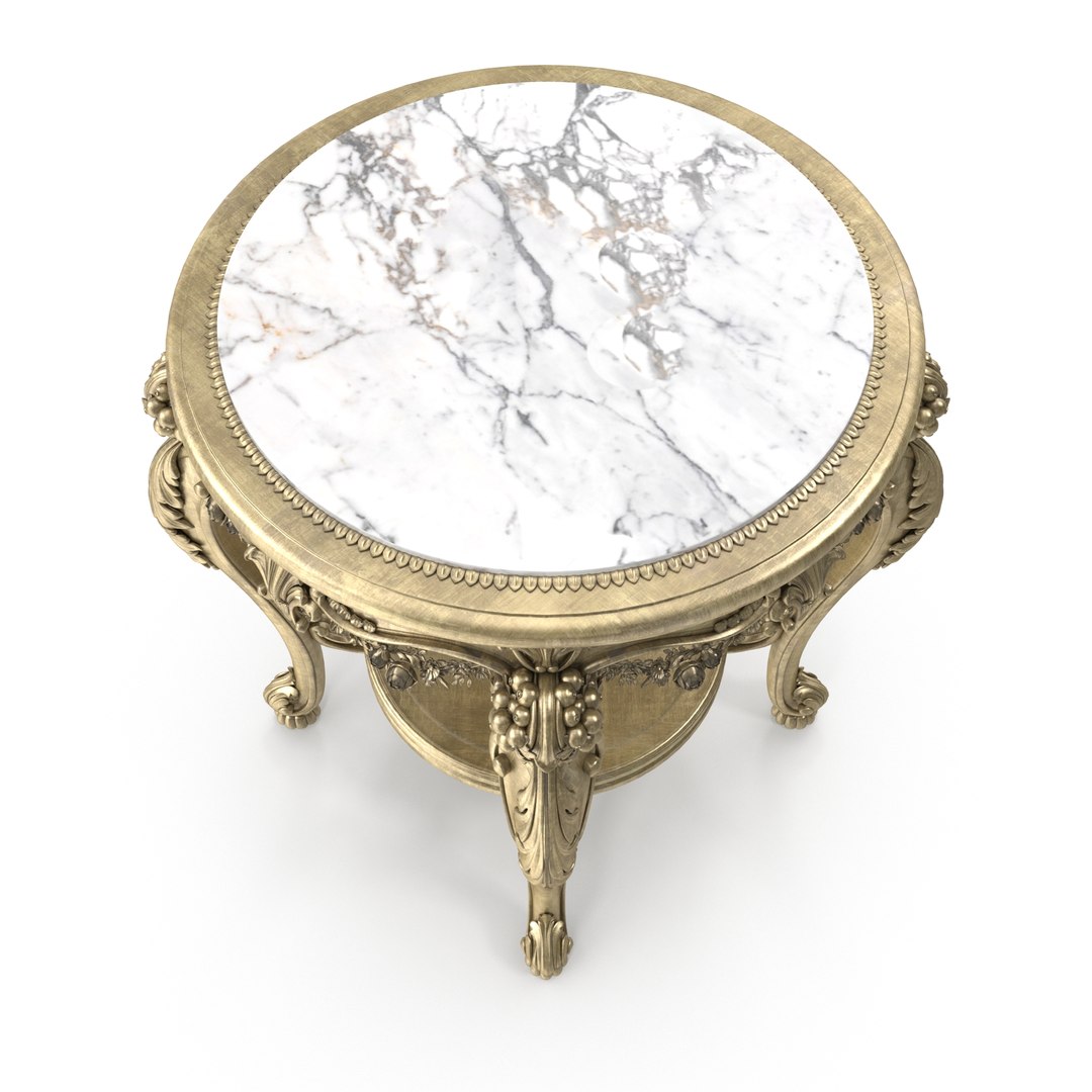 Classical Table Model - TurboSquid 1250403