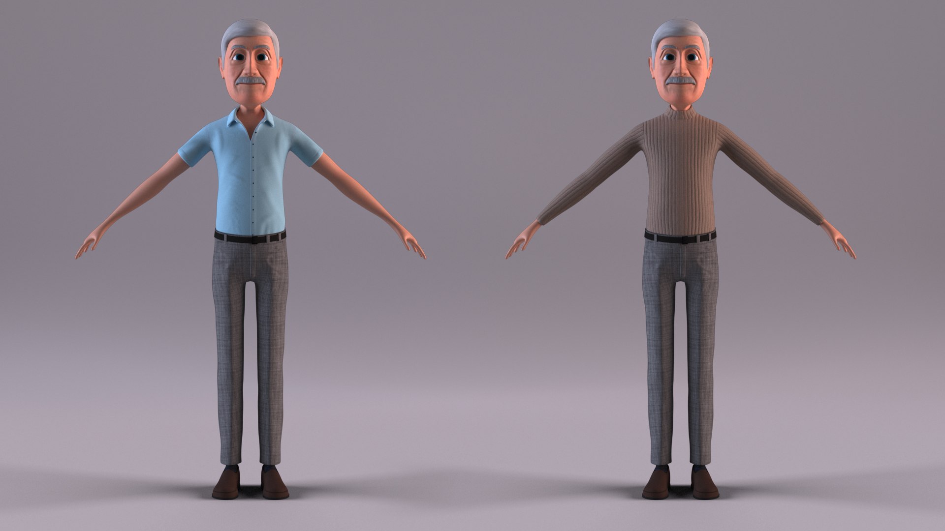 Cartoon Old Man Rigged - Blender 3D model https://p.turbosquid.com/ts-thumb/pj/Cb05Xt/E8/p2/jpg/1641396282/1920x1080/fit_q87/3ae04bc1f3230dbc76b013cc366521781628366e/p2.jpg