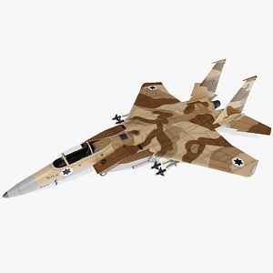 f 15c strike eagle 3d model