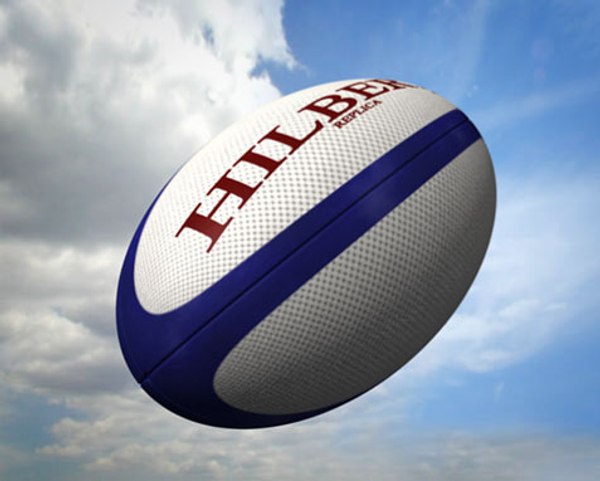 3d model rugby ball