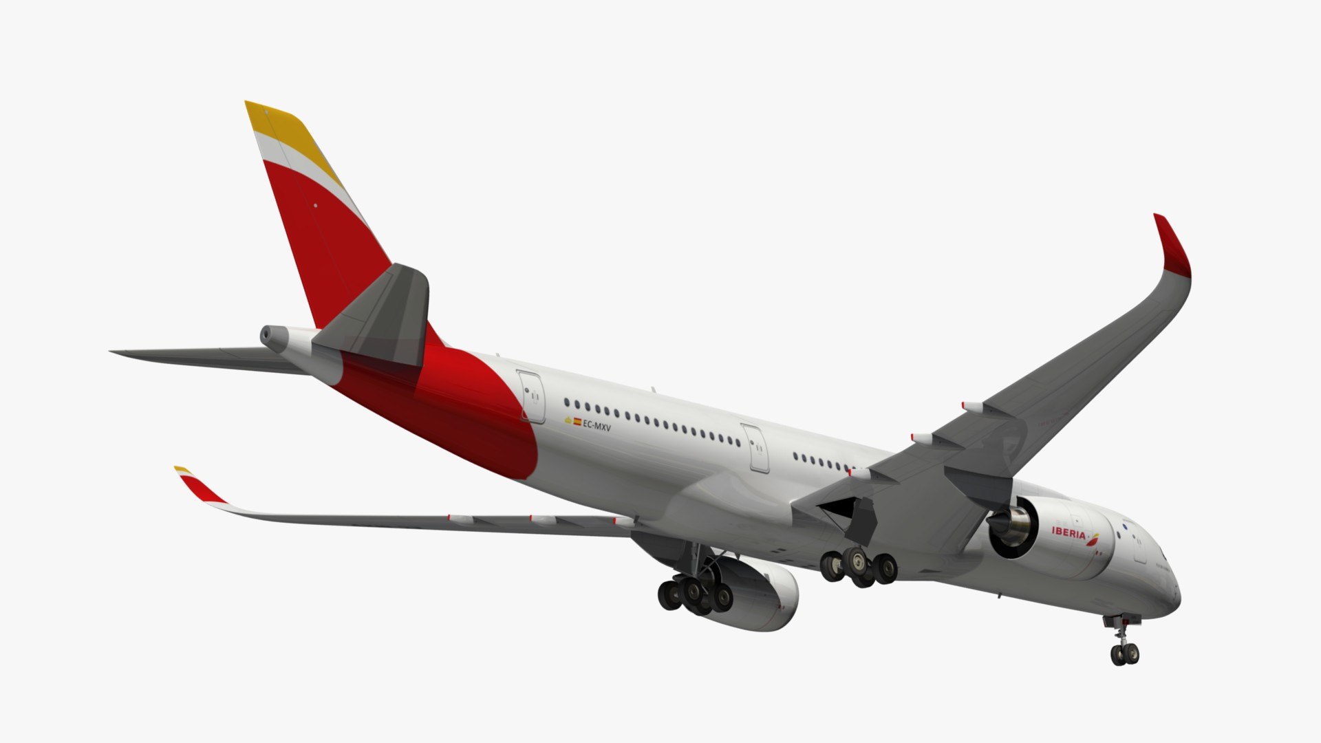 3D model airbus xwb iberia a350 https://p.turbosquid.com/ts-thumb/pj/EDbk1R/K9jwZCG7/35ibpr8/jpg/1557398821/1920x1080/fit_q87/bd30017d3dd12e0c1c42b9354cbfe9a6aa9a3d81/35ibpr8.jpg