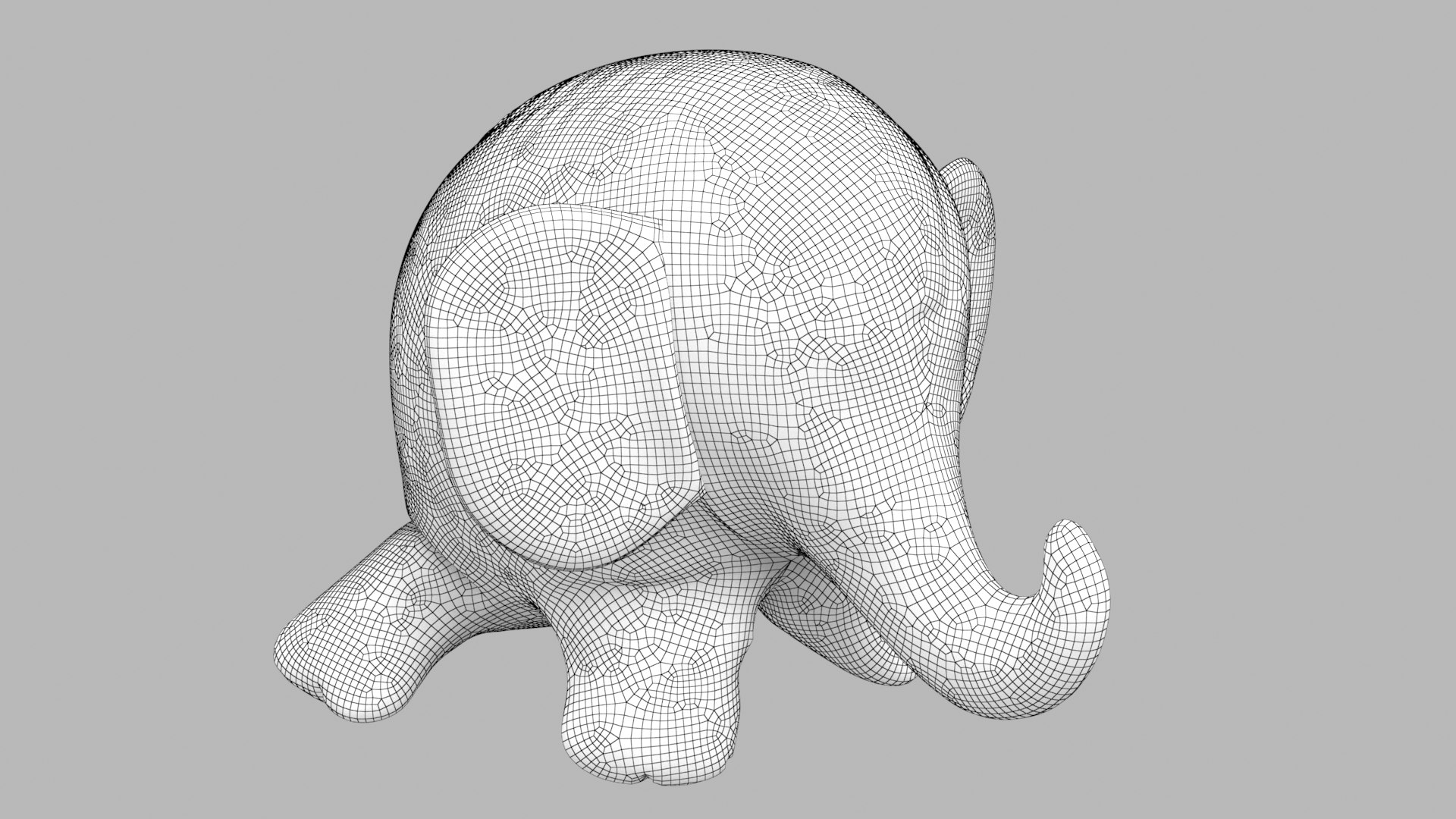 3D Multicolour Elephant Stuffed Toy - TurboSquid 1997823