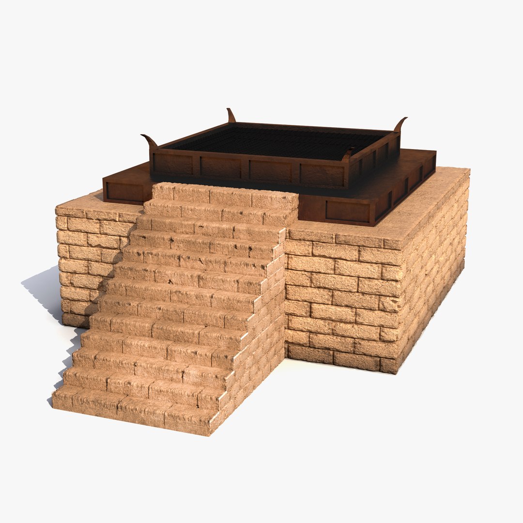 Stone Altar 3D model preview