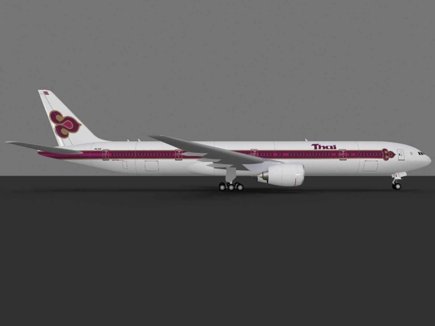 3d model b 777-300 thai airways https://p.turbosquid.com/ts-thumb/pj/OxbNJf/C5Zfx96x/777300_thai6/jpg/1286409591/1920x1080/fit_q87/0938658e5294157663e1014baa63768f1fb02e25/777300_thai6.jpg