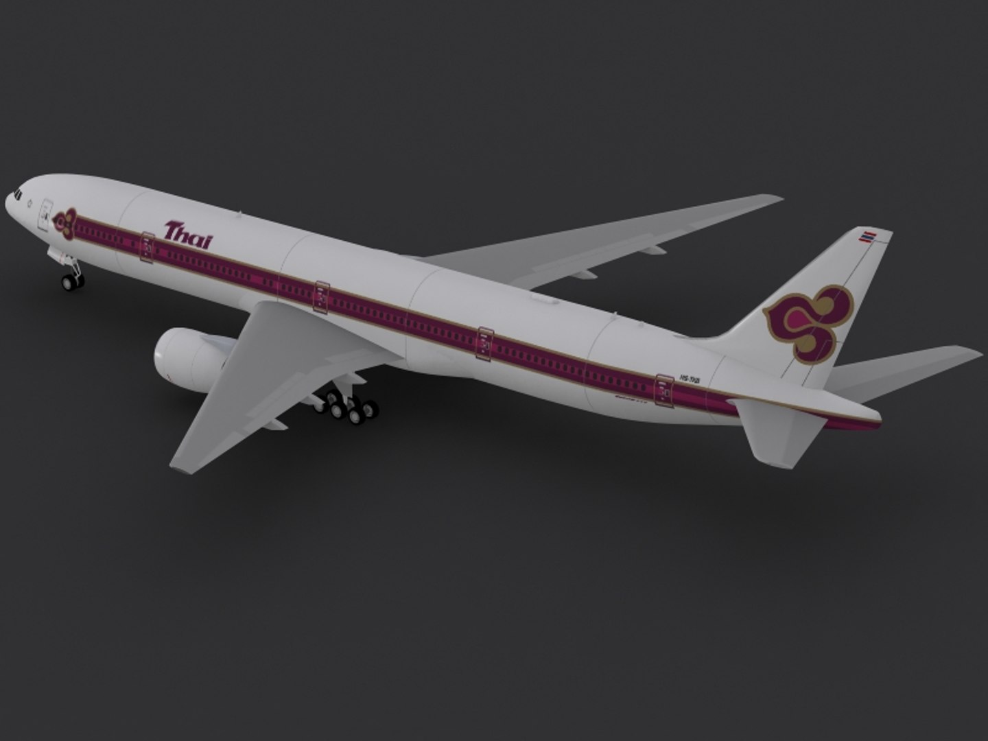 3d model b 777-300 thai airways https://p.turbosquid.com/ts-thumb/pj/OxbNJf/bxV3RcS8/777300_thai3/jpg/1286409591/1920x1080/fit_q87/1231aab2cfaa78a53c7312a3151f31dc7372976d/777300_thai3.jpg