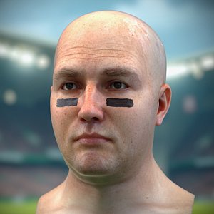 Football Fan Head