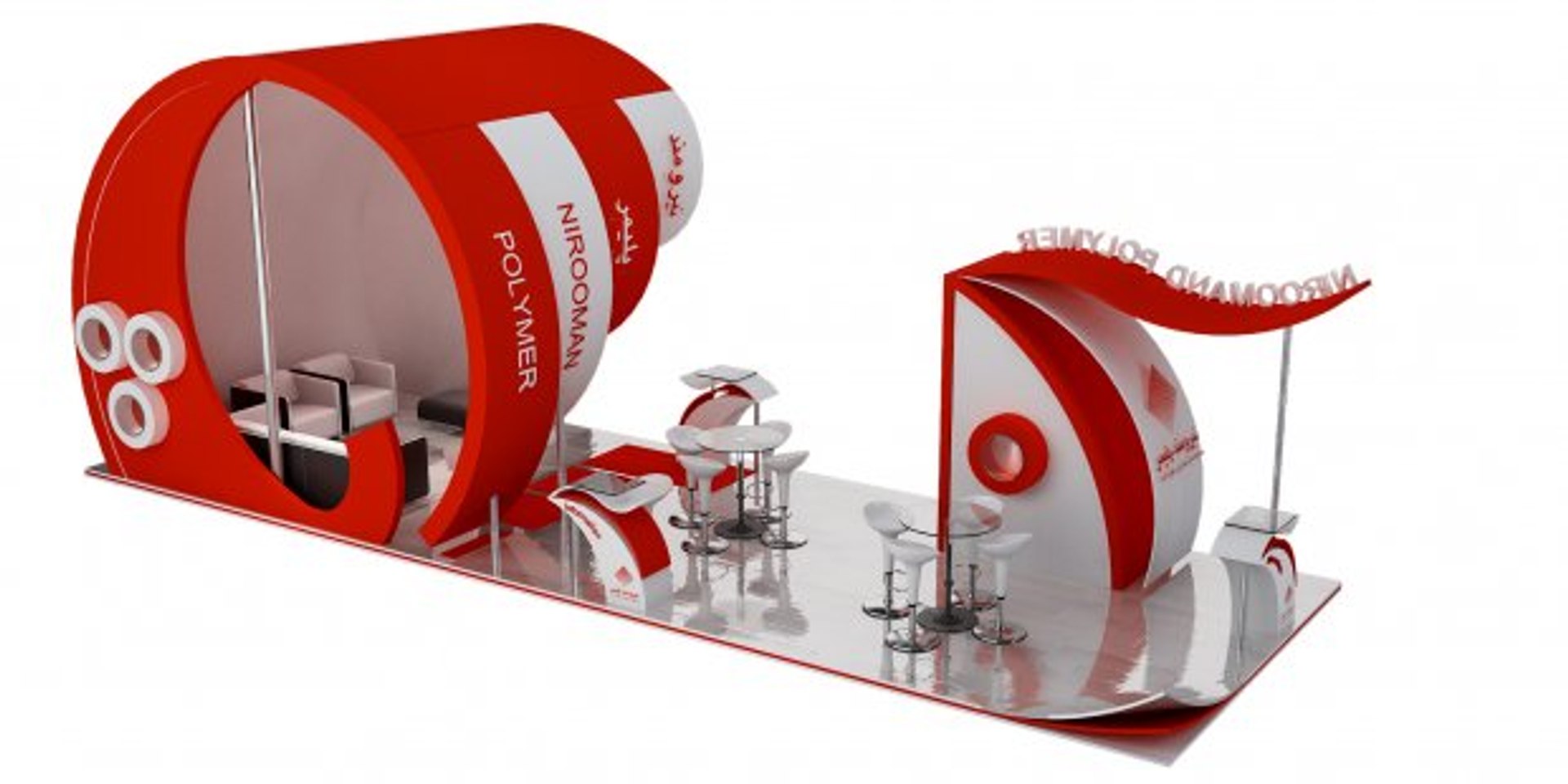 Exhibition Stand Booth Camera 3D Model TurboSquid 1607641