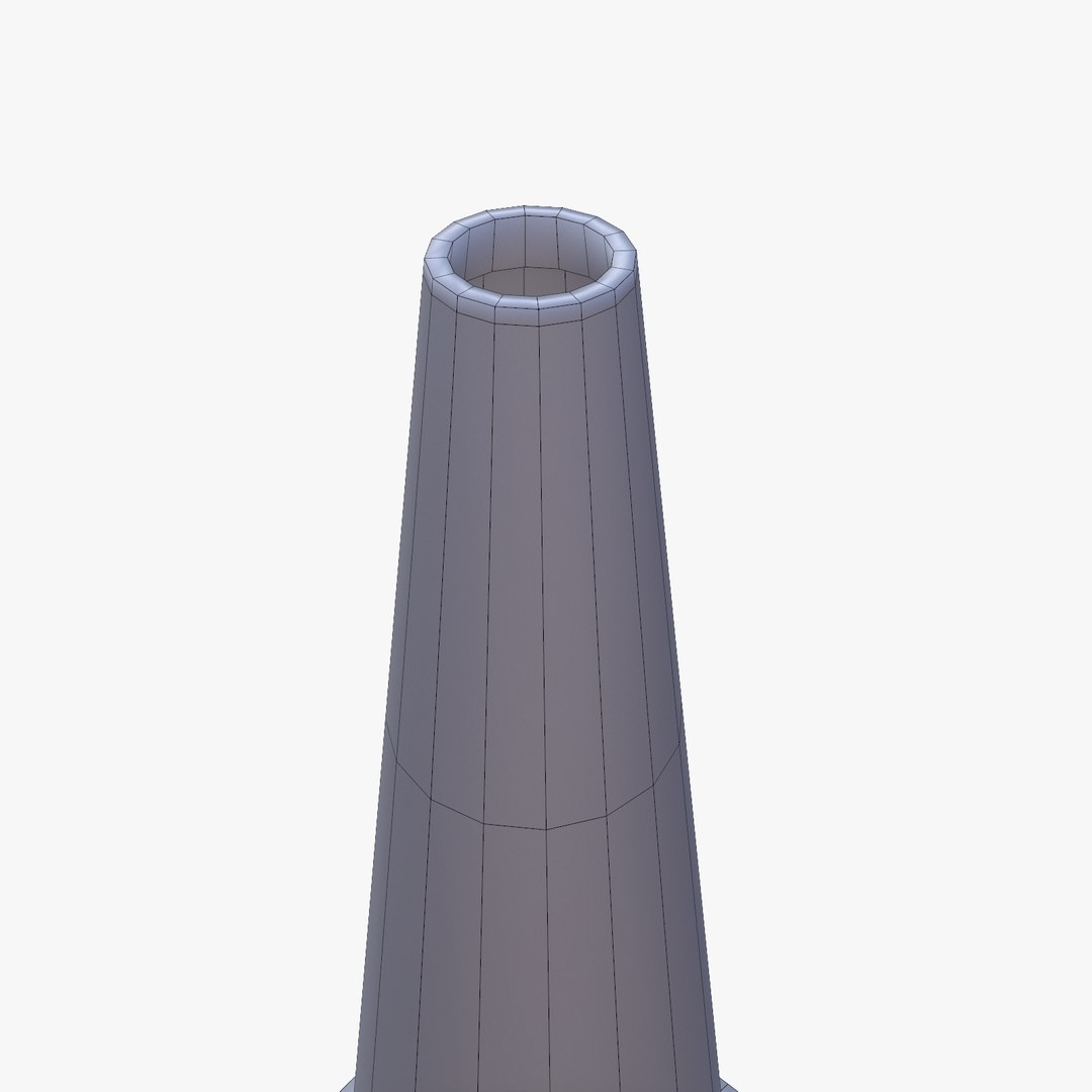 3d real-time traffic cone model
