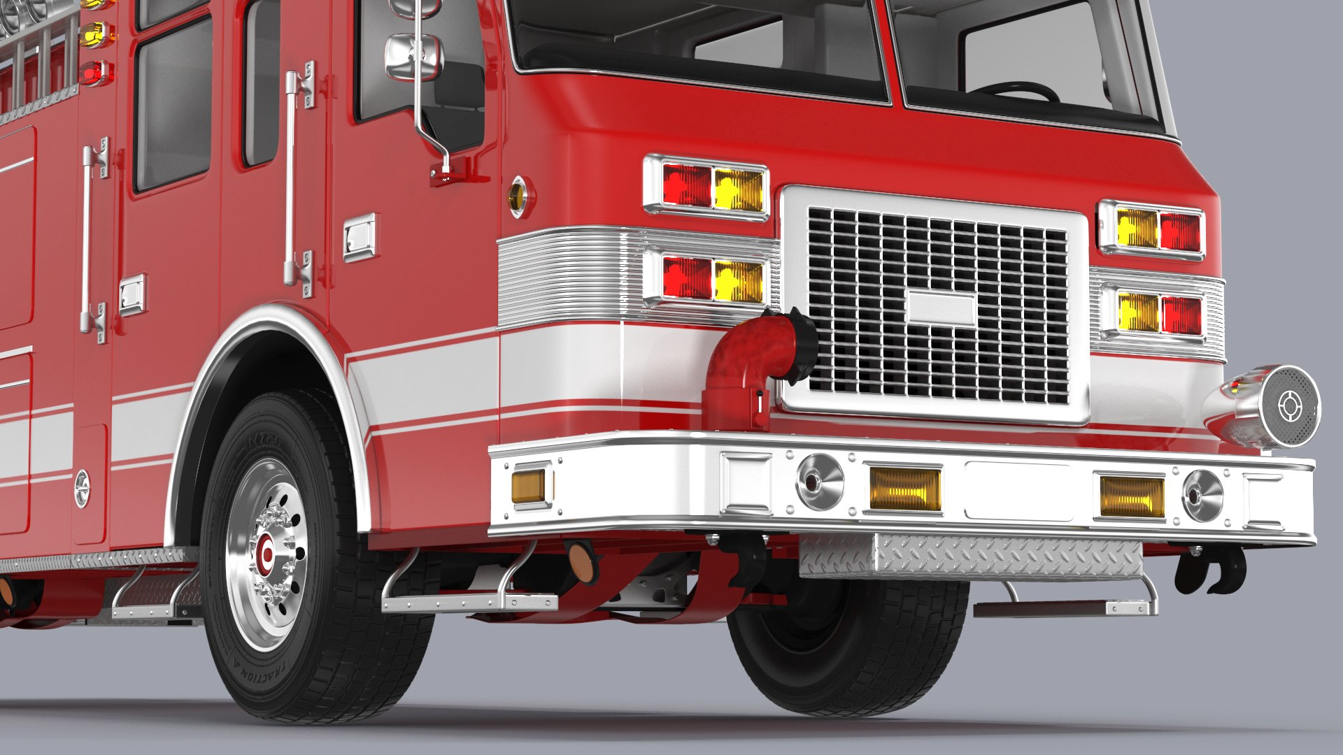Pumper Fire Truck model - TurboSquid 2134047