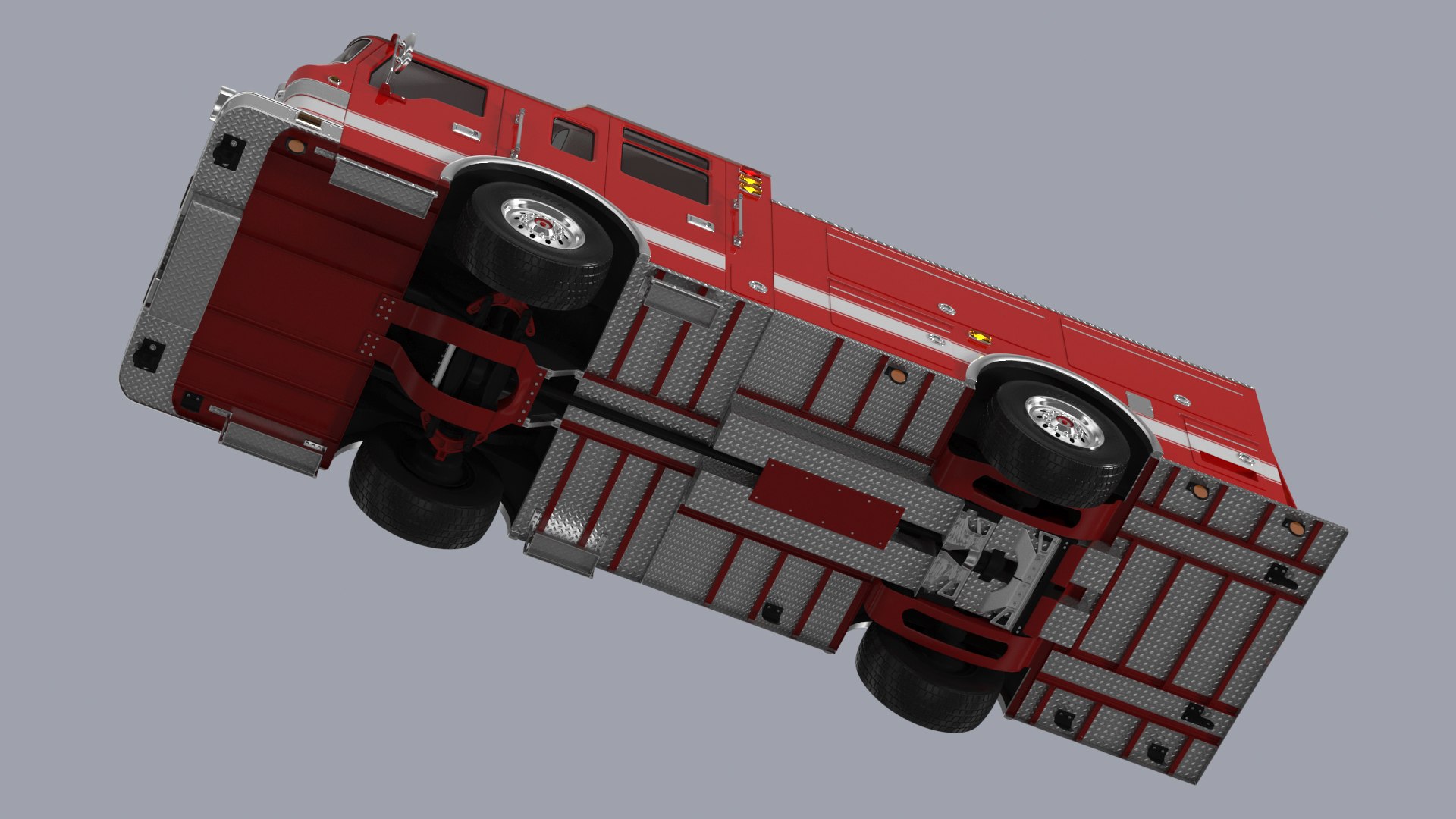 Pumper Fire Truck model - TurboSquid 2134047