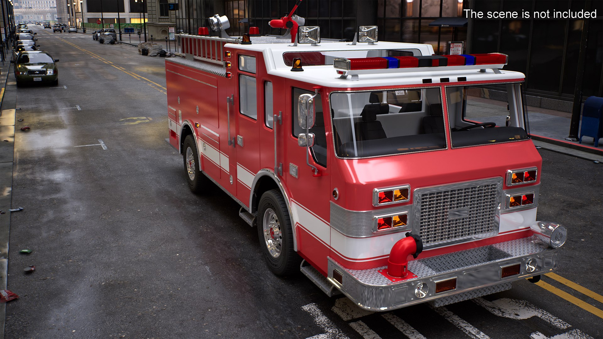 Pumper Fire Truck model - TurboSquid 2134047