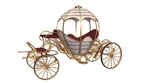3D Pumpkin Carriage model