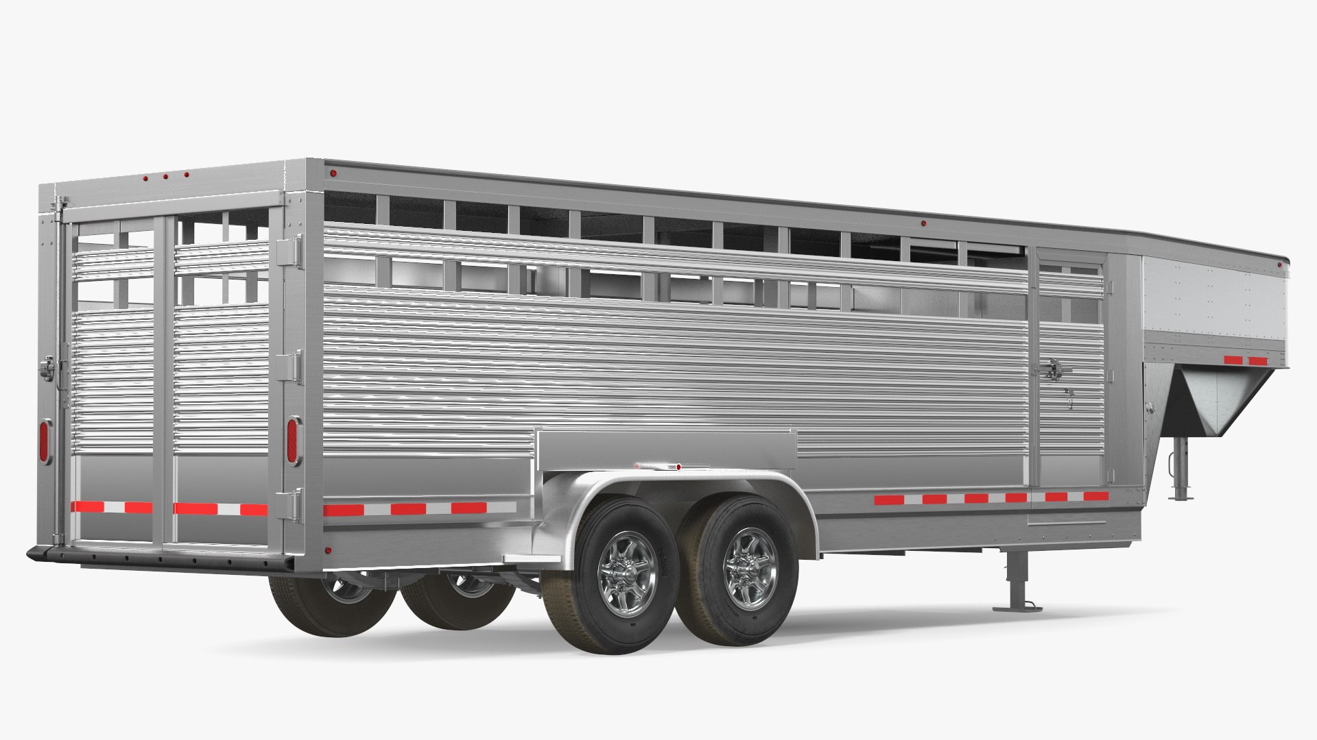 Livestock Transport Trailer New 3D model preview