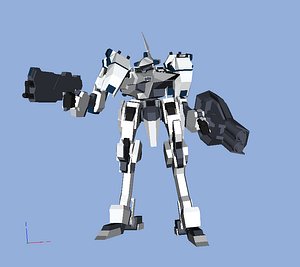 3ds max mecha armored core