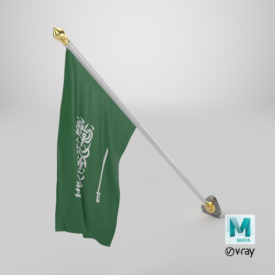 Saudi Arabia Cloth Flag Wall Mount Animated 3D model https://p.turbosquid.com/ts-thumb/pj/gLPWR0/Xs/stemcell_maya_vray_render/png/1771005093/1920x1080/fit_q87/354e18d314eddeb2bd93b890db801577a6b96802/stemcell_maya_vray_render.jpg