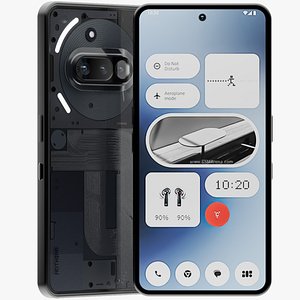 3D Nothing phone 3a black