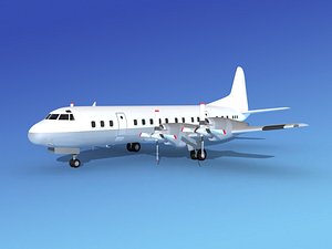 Lockheed L188 Electra II Unmarked 1